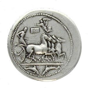 Syracuse, Sicily, AR Tetradrachm 412-345 B.C., BMC 188