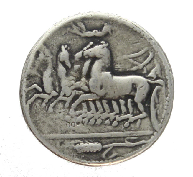 AR Tetradrachm Sicily, Syracuse Period of Finest Art : 412-345 B.C.